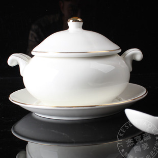 杰克森骨瓷炖盅汤盅带盖汤盅炖罐小炖盅燕窝碗汤煲炖汤陶瓷蒸盅
