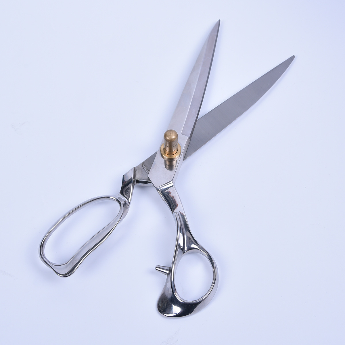 Factory Direct Sales Yinuo Long Screw All-Steel Scissors Stainless Steel Scissors Clothing Scissors Suit Scissors Tailor Scissors