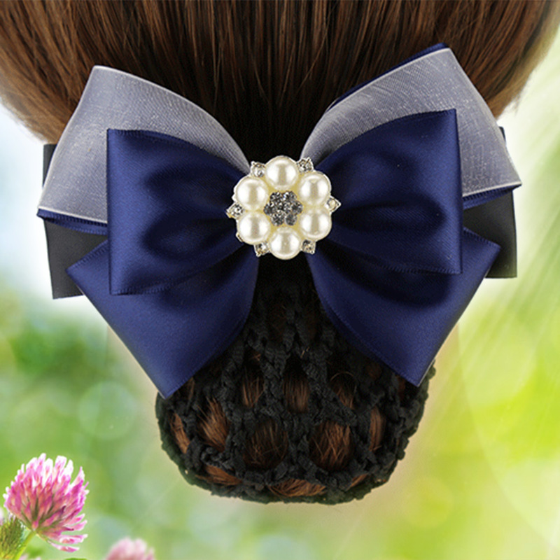 护士发夹发网头饰网兜韩国紫钻特价满包邮