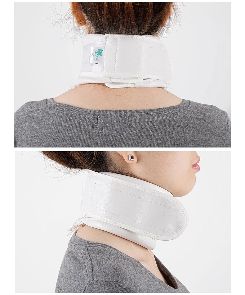 家用家用男女透气升降颈托带护颈矫正固定斜颈脖子颈椎牵引器批发