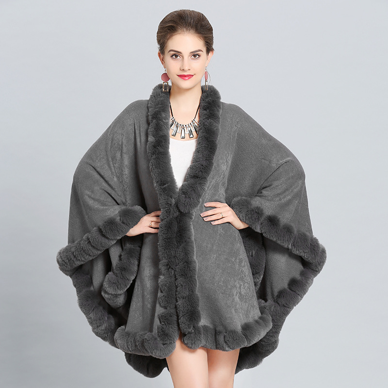 Live Broadcast Supply New Arrival of Autumn and Winter Scarf Shawl Cape Shawl Oversized Knit Shawl Cape Factory Direct Sales 1388