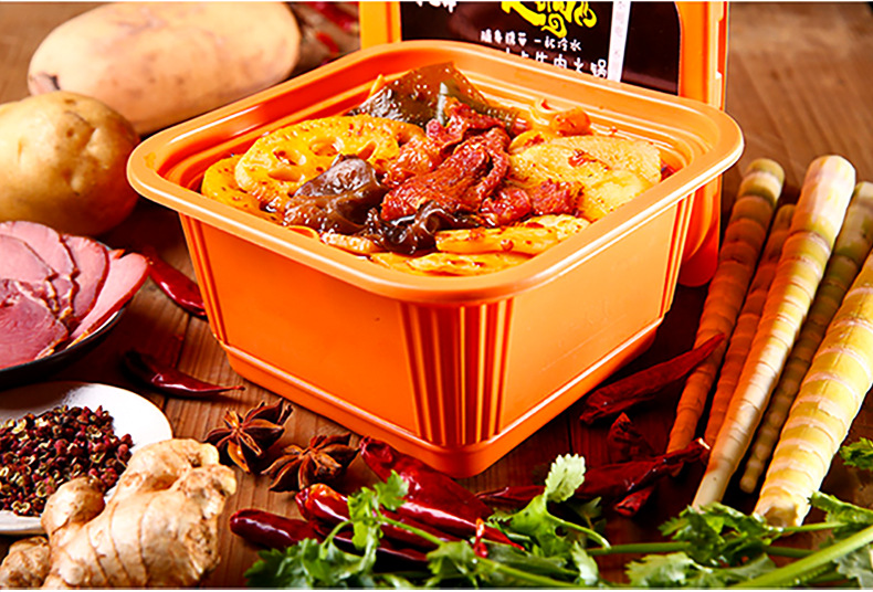 自煮微火锅 冷水自热鲜蔬火锅加米饭 懒人火锅速食方便一件代发