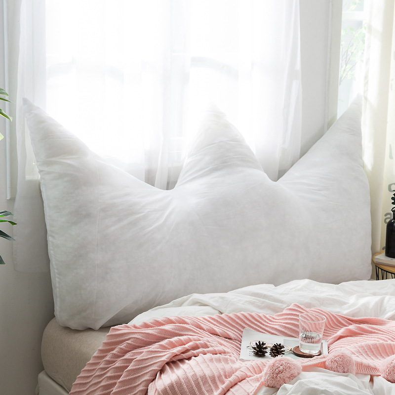 公主皇冠靠枕床头靠垫软包长条床靠大靠背可爱儿童ins抱枕可拆洗