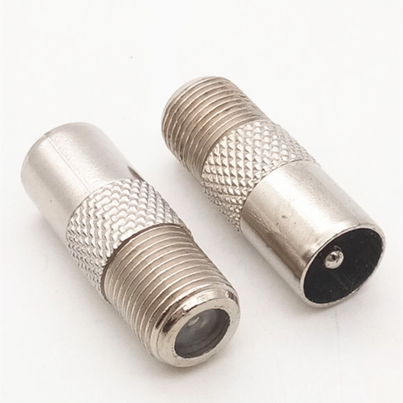 直销英制f转换头 f母转tv公头电视插头 f母转天线公 天线公转f母