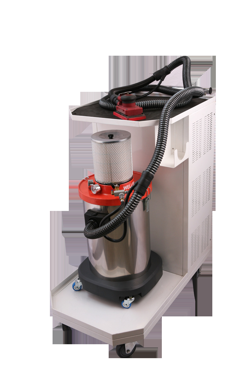 无尘打磨气动吸尘器工业干湿两用气动吸尘器机床吸铁屑吸油机
