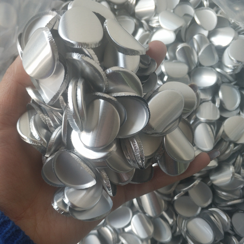 铝箔封口膜 定做pe感应带纸垫片 果冻塑料瓶铝箔封口垫片 pp铝膜