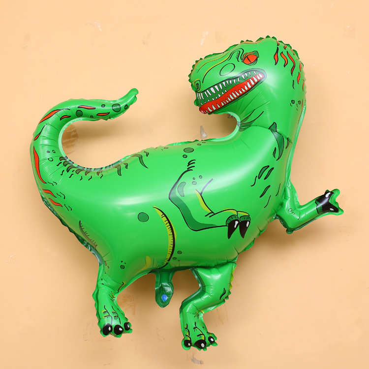 跨境霸王龙气球 铝膜气球恐龙展装饰用品儿童恐龙主题派对装饰