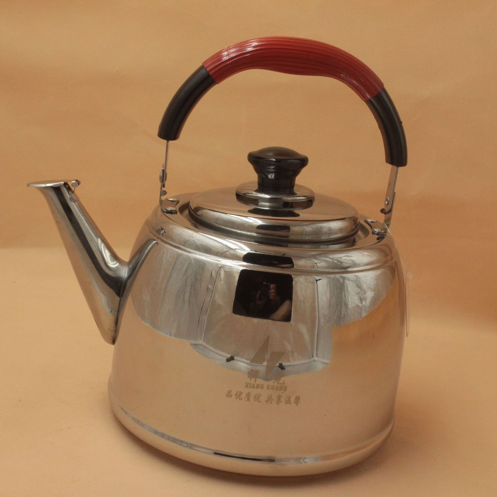 不锈钢平底壶半球形鸣音烧水壶酒店电磁炉水壶不锈钢鸣音水壶