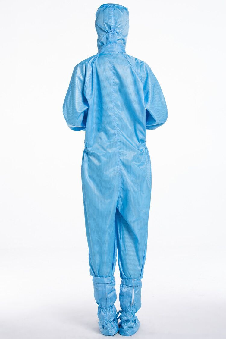 亿成防静电工衣 防静电服 防尘防护服 防静电连体服连帽 工作服