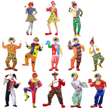 万圣节小丑服装化装舞会服装舞台表演服饰成人小丑服马戏团表演服