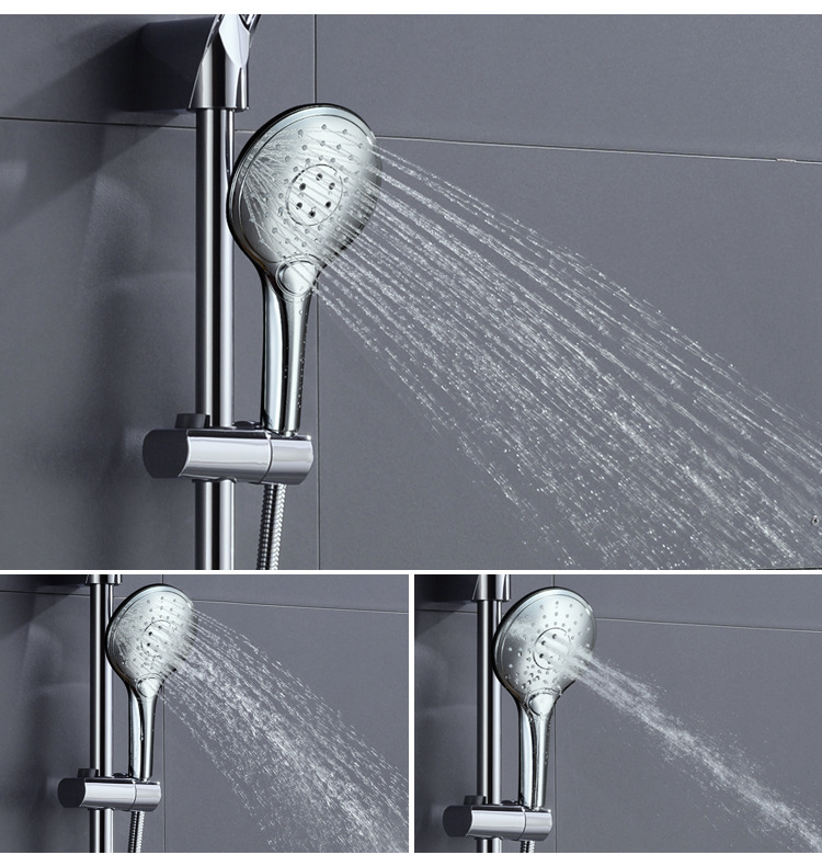 出口 淋浴304不锈钢可调花洒杆花洒支架座升降杆增压喷头固定杆