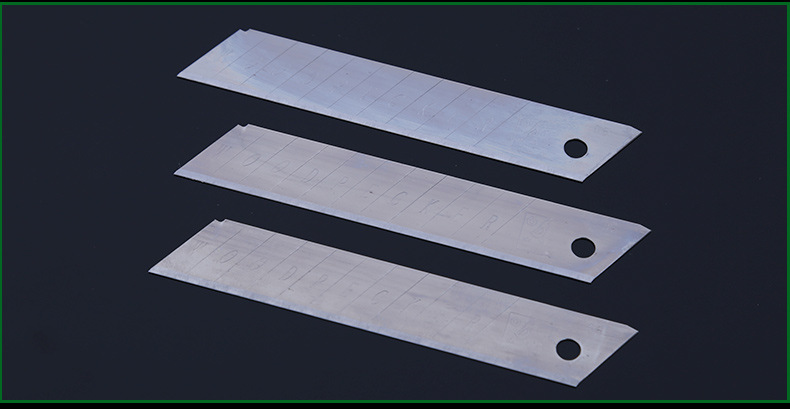 6岗晨 耐磨耐用锋利美工刀片 优质耐用美工刀片18mm100