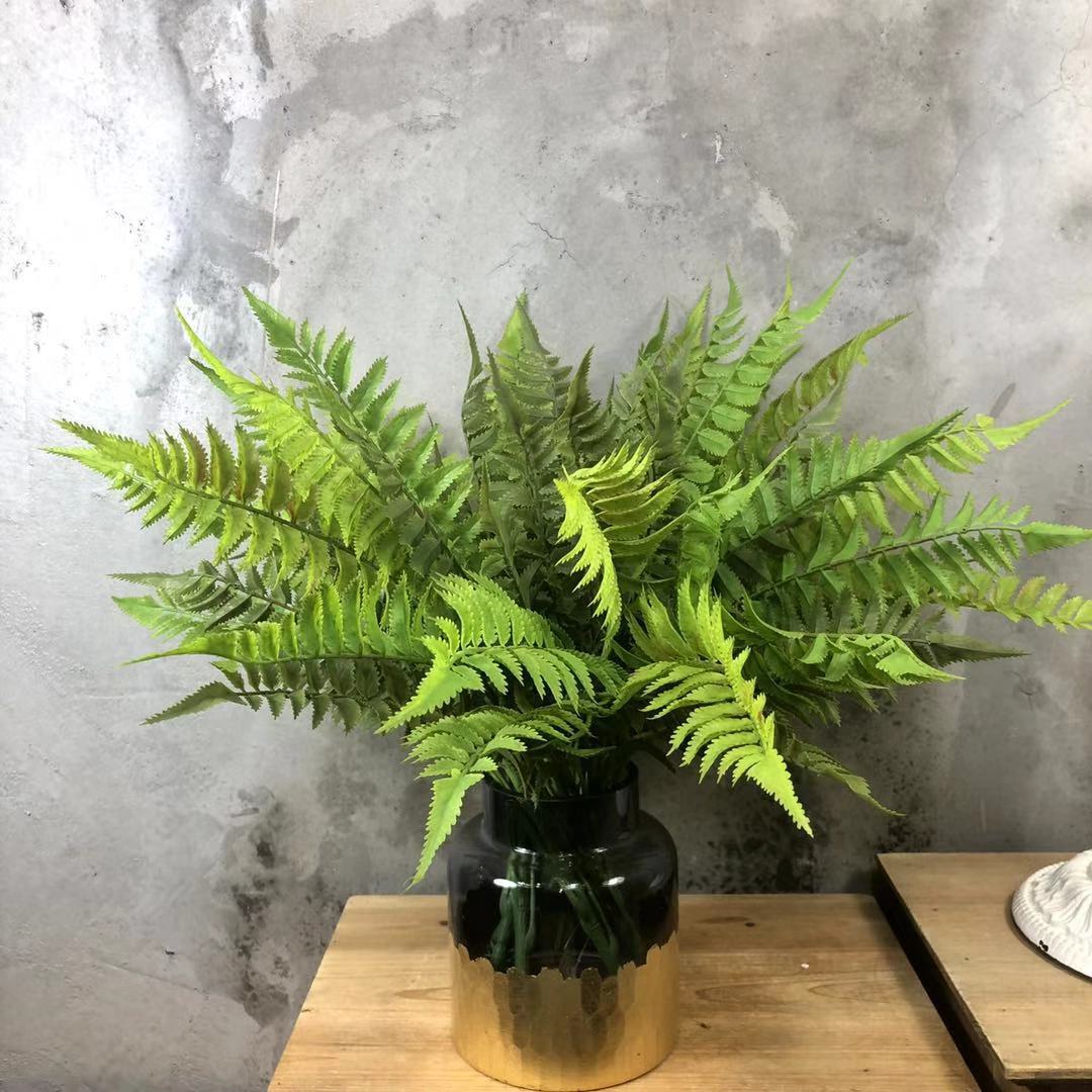 仿真植物凤尾蕨花束插花配叶装饰家居客厅室内店铺桌面植物墙摆设