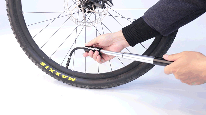 wheelup迷你自行车打气筒 手推便携式篮球足球充气筒跨境亚马逊