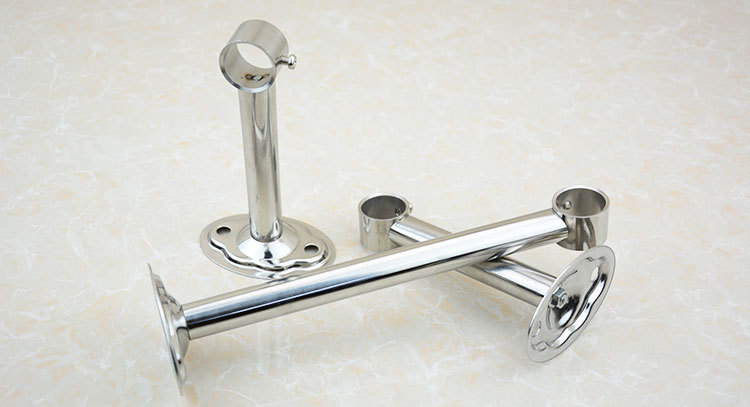 厂家直销不锈钢晾衣座 阳台固定吊座晾衣杆 衣通法兰座挂衣杆底座