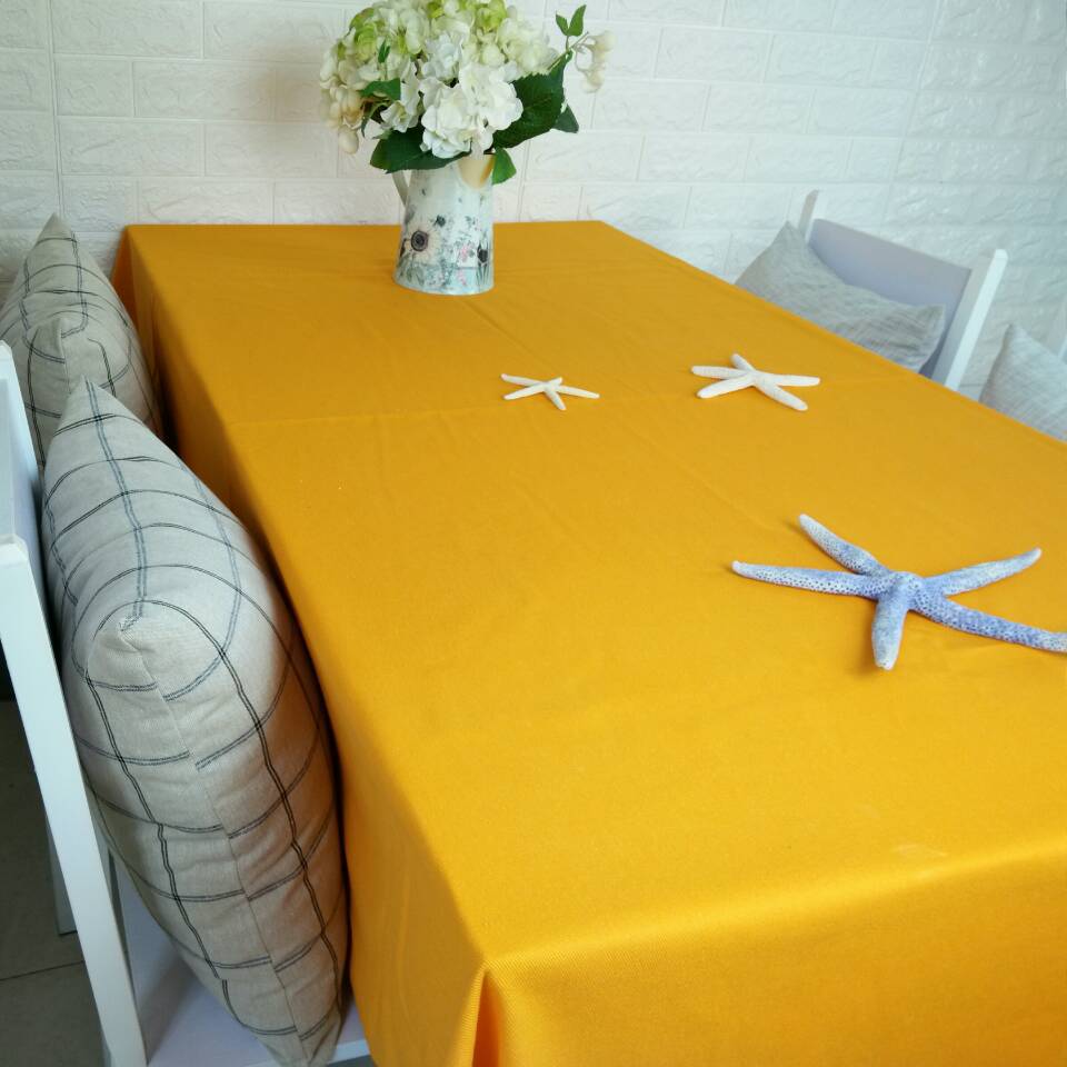 厂家直销小清新多色桌布餐桌 纯色桌布 茶几盖布 欧式酒店盖布 修