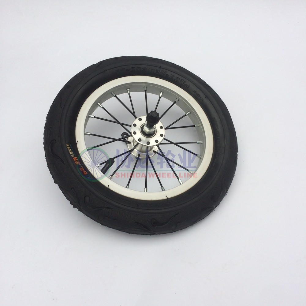 bmx12寸带快拆自行车轮