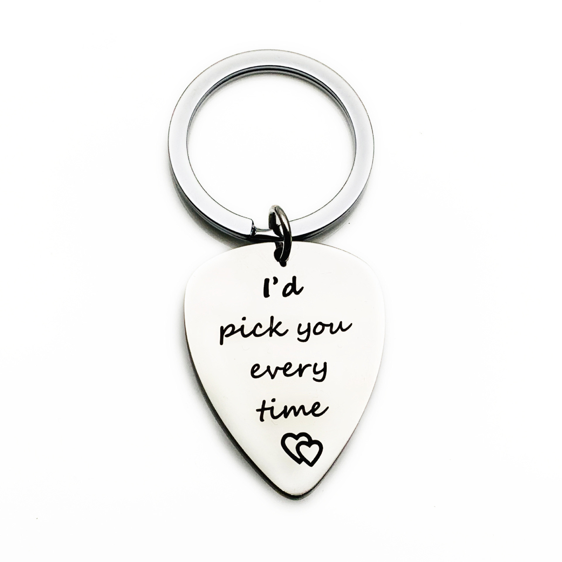 欧美情人节礼物idpickyoueverytime不锈钢伴手礼吉他拨片