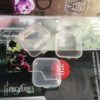 T Plastic Transparent small square box Jewelry box Earplugs Box Jewelry Mini storage box customized logo