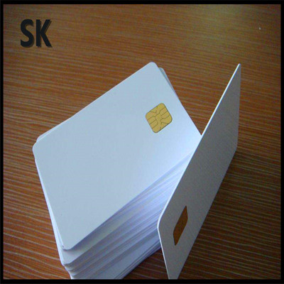 接触式4442ic白卡接触式ic卡可印刷卡ic卡4442白卡ic白卡芯片卡