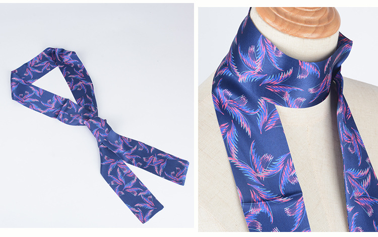 真丝飘带礼盒装 小丝带发带装饰包包 双面100%桑蚕丝小飘带可定制