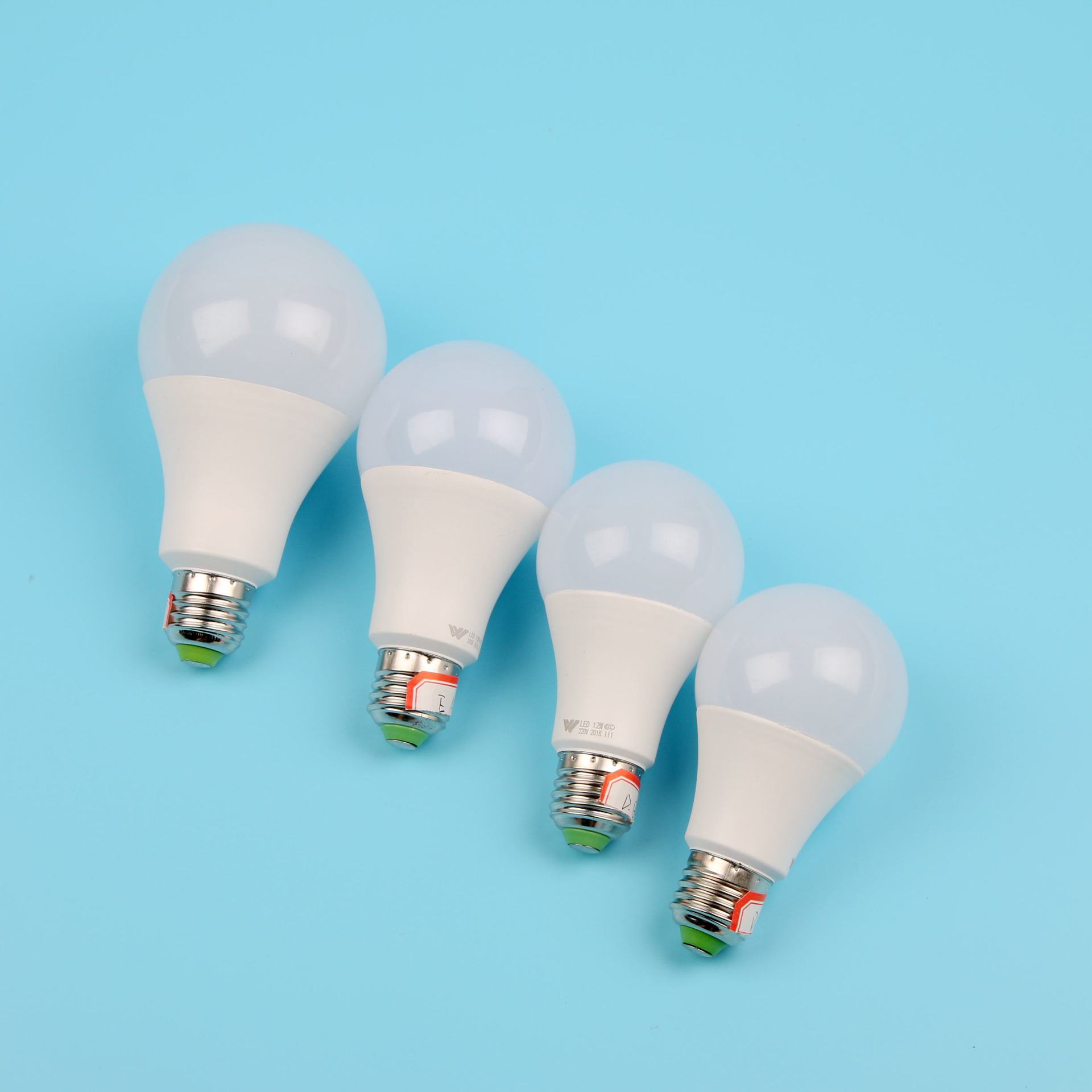 led灯泡 led球泡灯 塑包铝球泡灯led节能灯泡厂家货源量多优惠