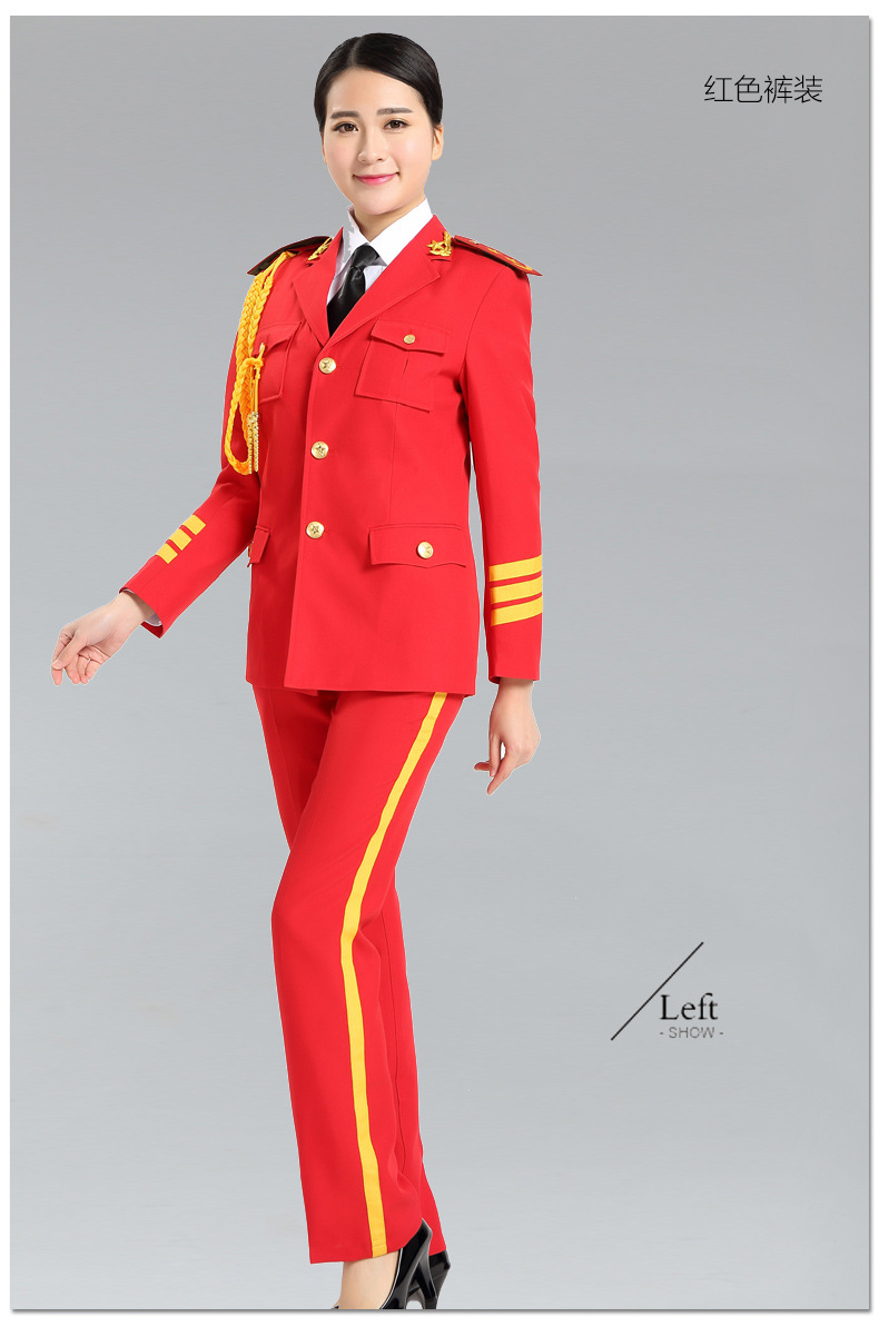 军装演出服乐队服装学生文艺女兵升旗手服装仪仗队国旗班礼服套装
