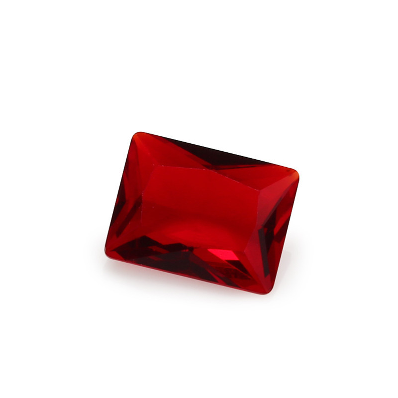 玻璃长方红色-2