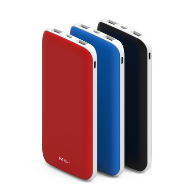 mili充电宝10000毫安可爱聚合物移动电源超薄便携手机通用