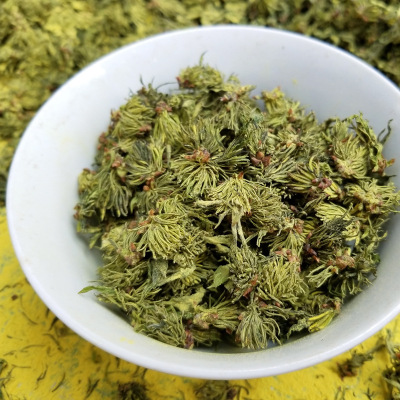 多花粉杜仲雄花原料 晒干货杜仲花现货批发丝棉花杜仲中药材500克