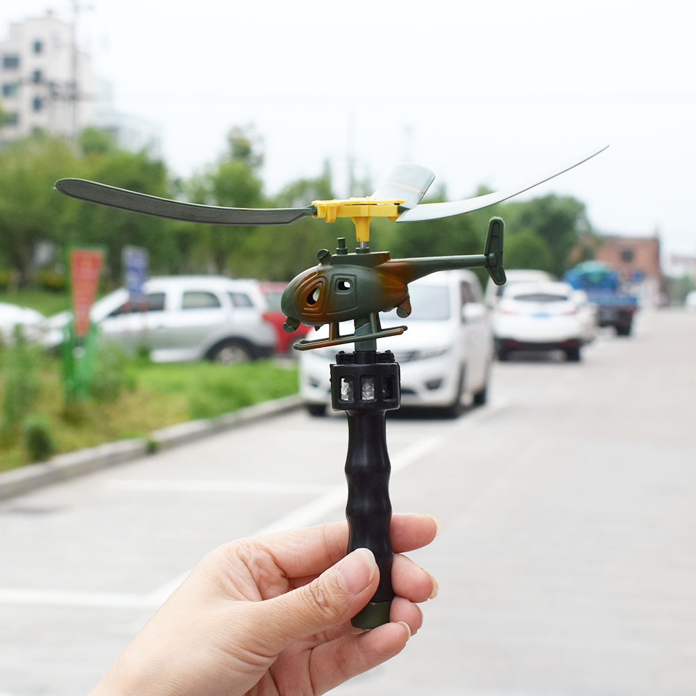 新奇手柄拉线飞机动力直升飞机可以飞上天的拉线飞机儿童户外玩具