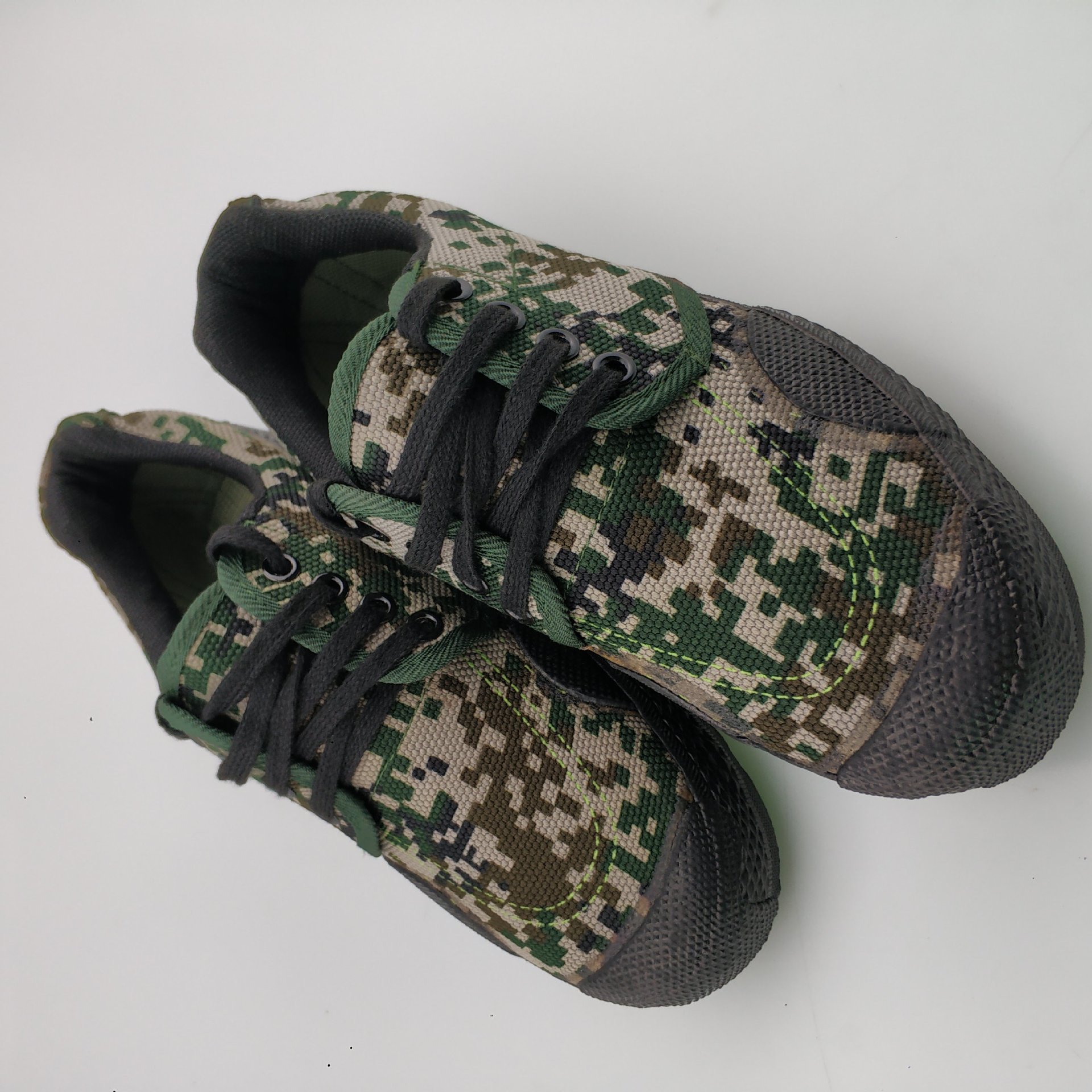 解放鞋男女军鞋军训迷彩鞋女07作训鞋帆布胶鞋工地耐磨劳动劳保鞋