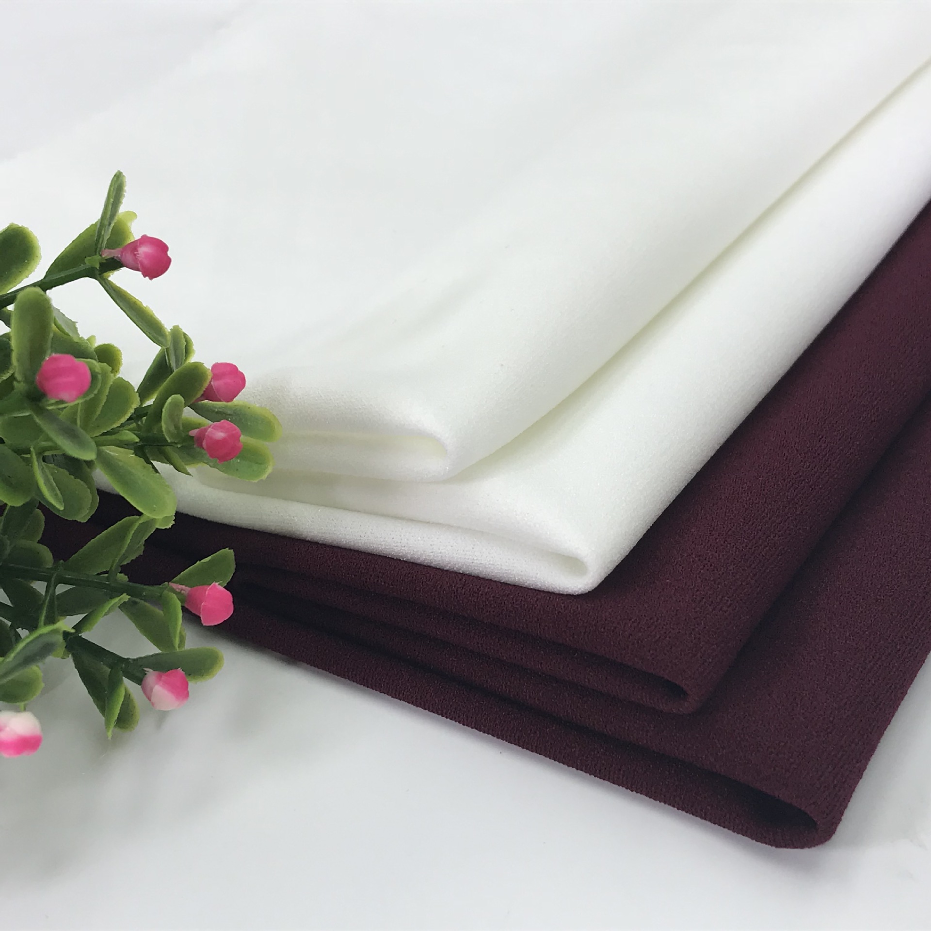 弹力布料针织氨纶 230克捻丝乱麻紧身服装面料