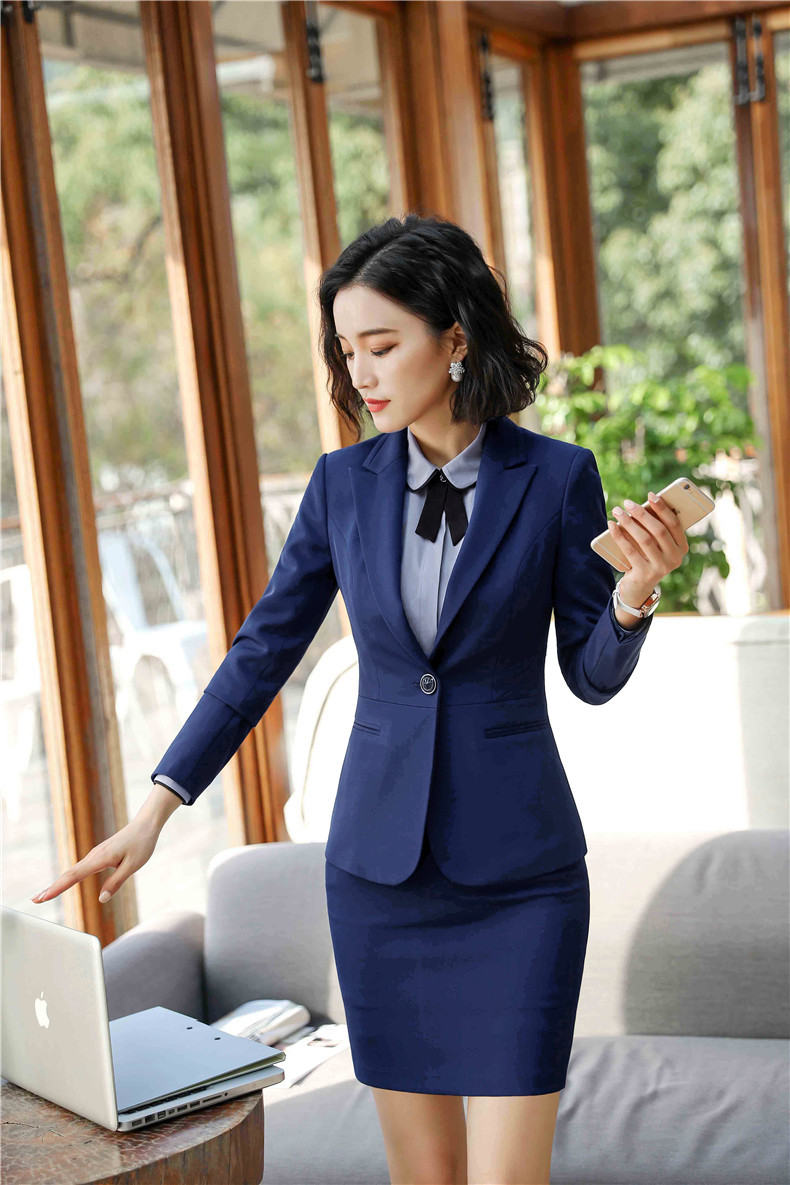 新品装女小办公室工作服女士正装女装行政制服面试工作服职业女装