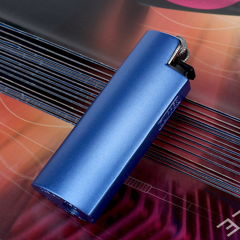 新款金属机西班牙clipper可利福打火机 可循环充气 砂轮打火机