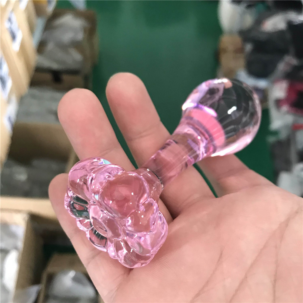 zcz水晶玻璃阳具后庭肛塞男女用自慰器具成人情趣性用品性工具
