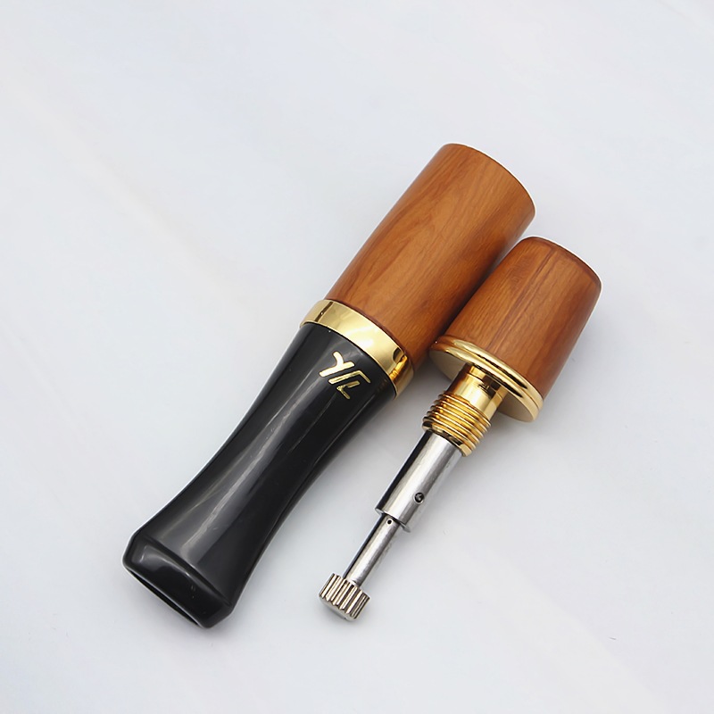 大气红豆杉清洗型拉杆烟嘴 男士商务礼品烟嘴 领导男友精选礼物