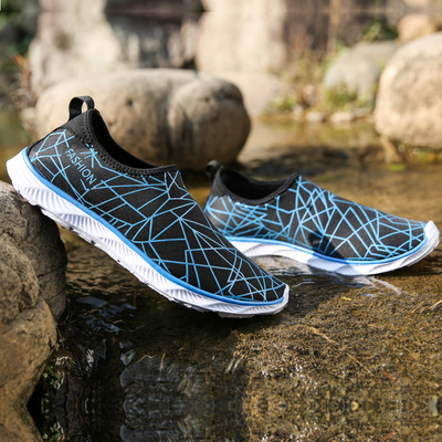 跨境外贸2018新款亚马逊夏季涉水鞋男士透气溯溪鞋户外速干游泳鞋
