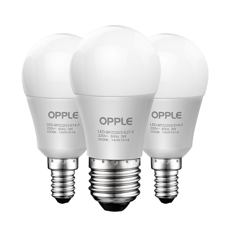 opple欧普照明正品灯具led灯泡e27防摔高亮节能灯泡光源e14球泡灯