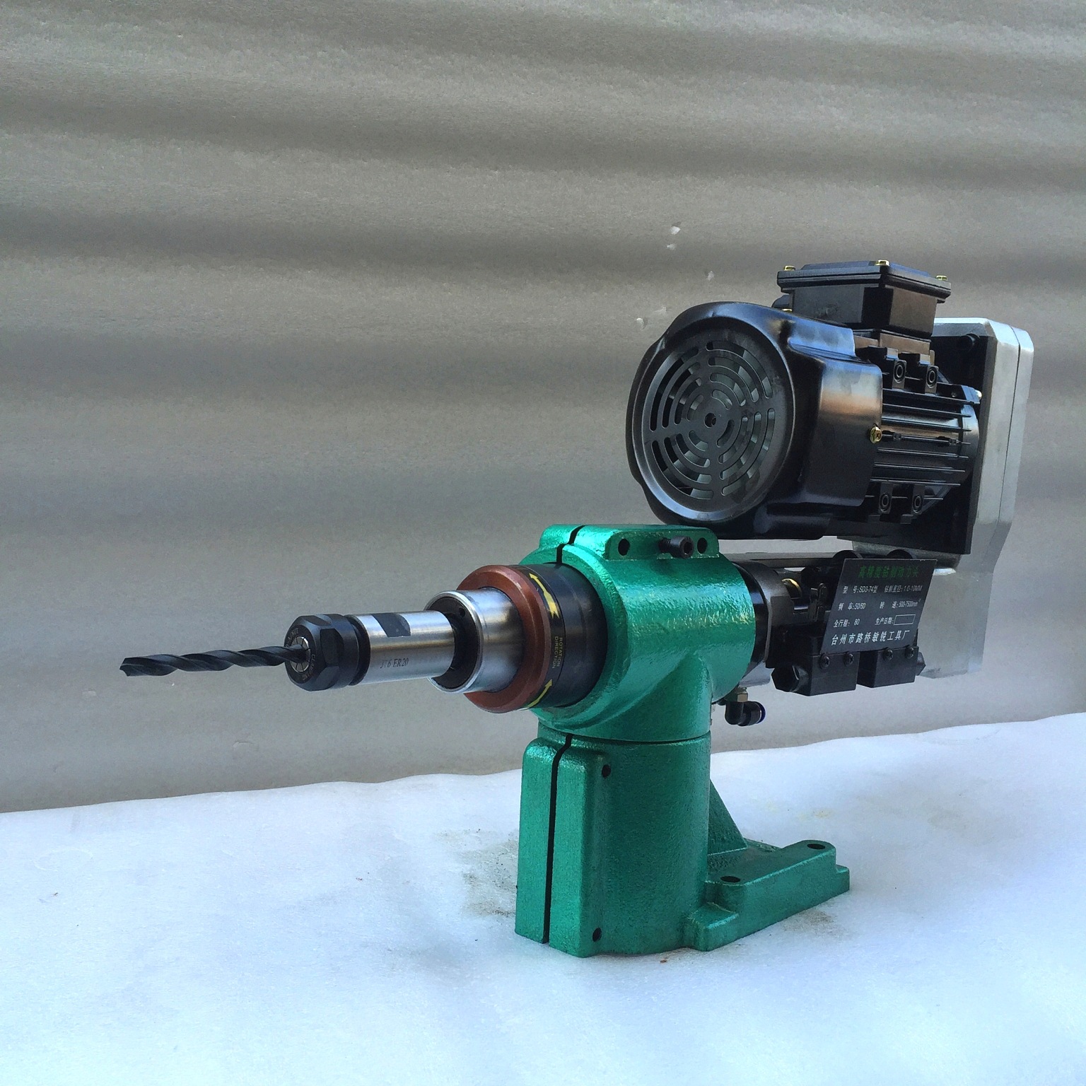 厂家直销台式精品气动卧式数控钻孔动力头高精度钻床低噪音高效益