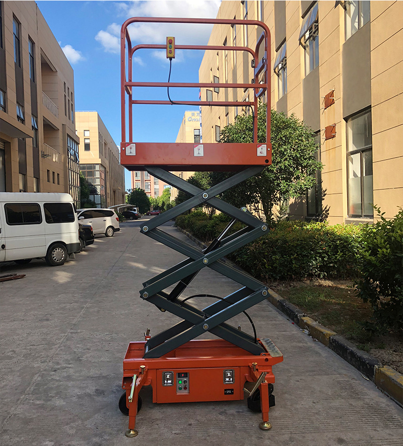 上海 充电式迷你型液压升降平台 小型升降机 升降作业平台优惠