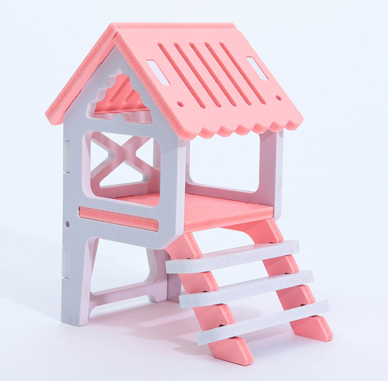 仓鼠窝金丝熊仓鼠别墅屋子荷兰猪窝刺猬窝仓鼠笼迷你小宠用品玩具