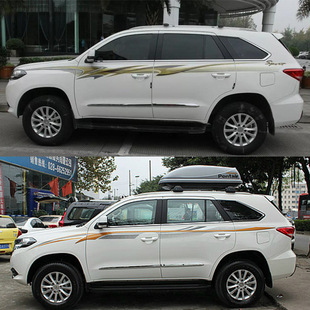 福迪揽福改装车贴 揽福专用车身彩条装饰贴花汽车贴通用款彩贴腰