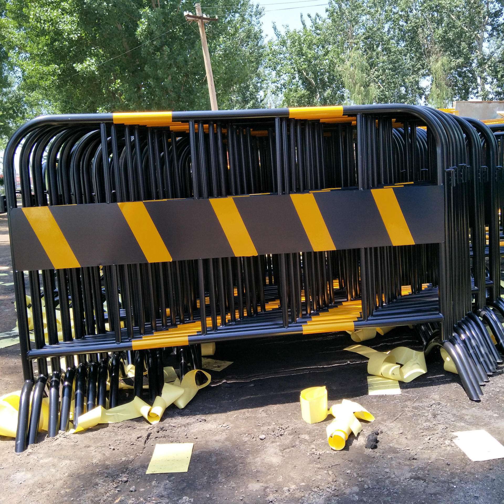 现货铁马隔离栏安防施工围栏道路安全隔离网