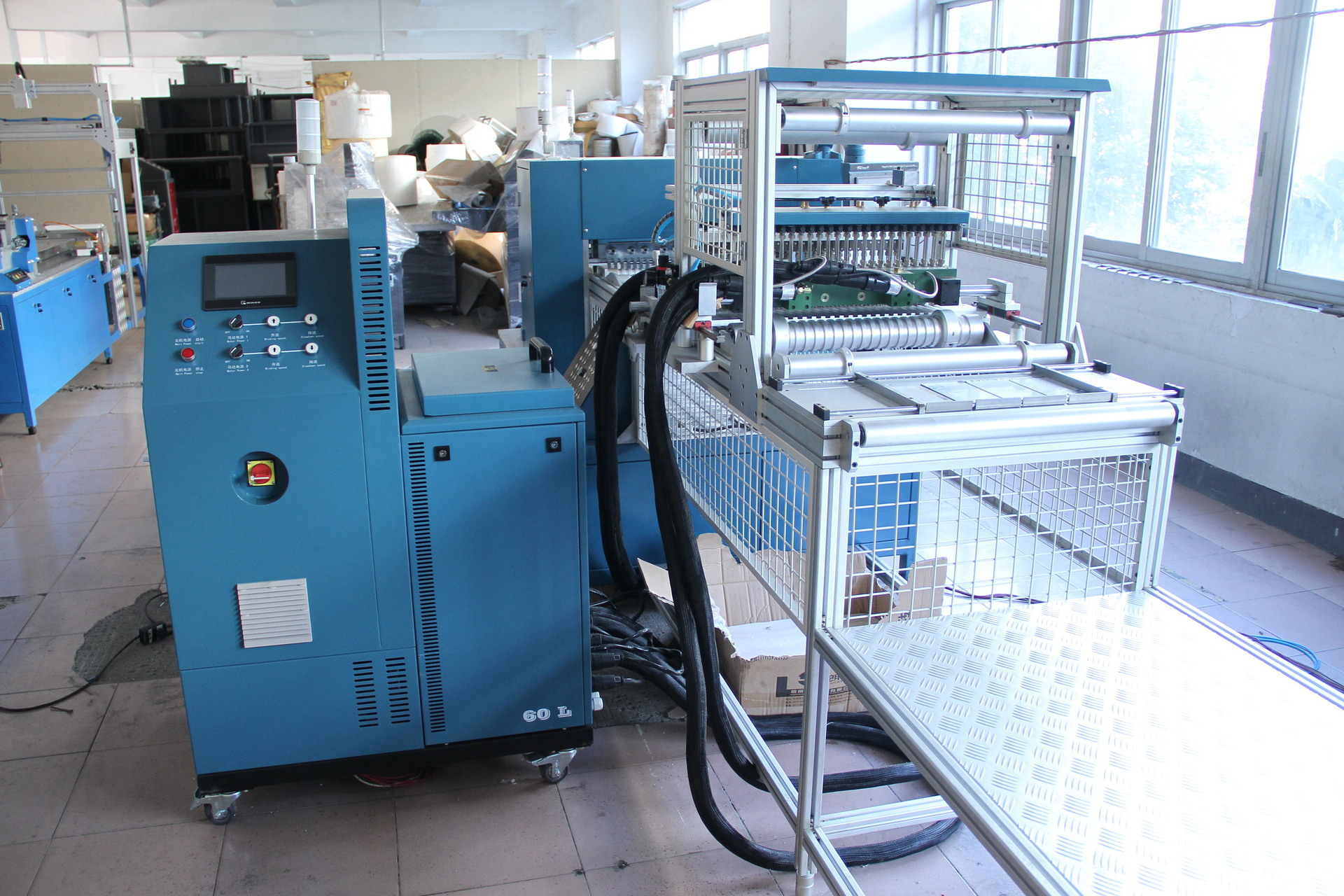 zdb-600无隔板高效滤芯折叠机/滤芯折纸机  hepa折纸机