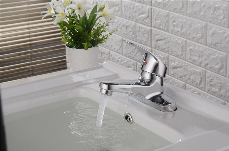 鑫君达卫浴 吉事多二联龙头 面盆双孔龙头 冷热水龙头厂家可贴牌