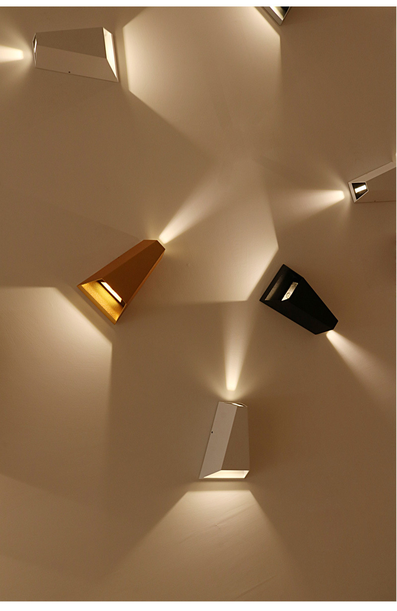 客厅led壁灯过道北欧墙壁灯现代户外楼梯创意床头灯 wall light