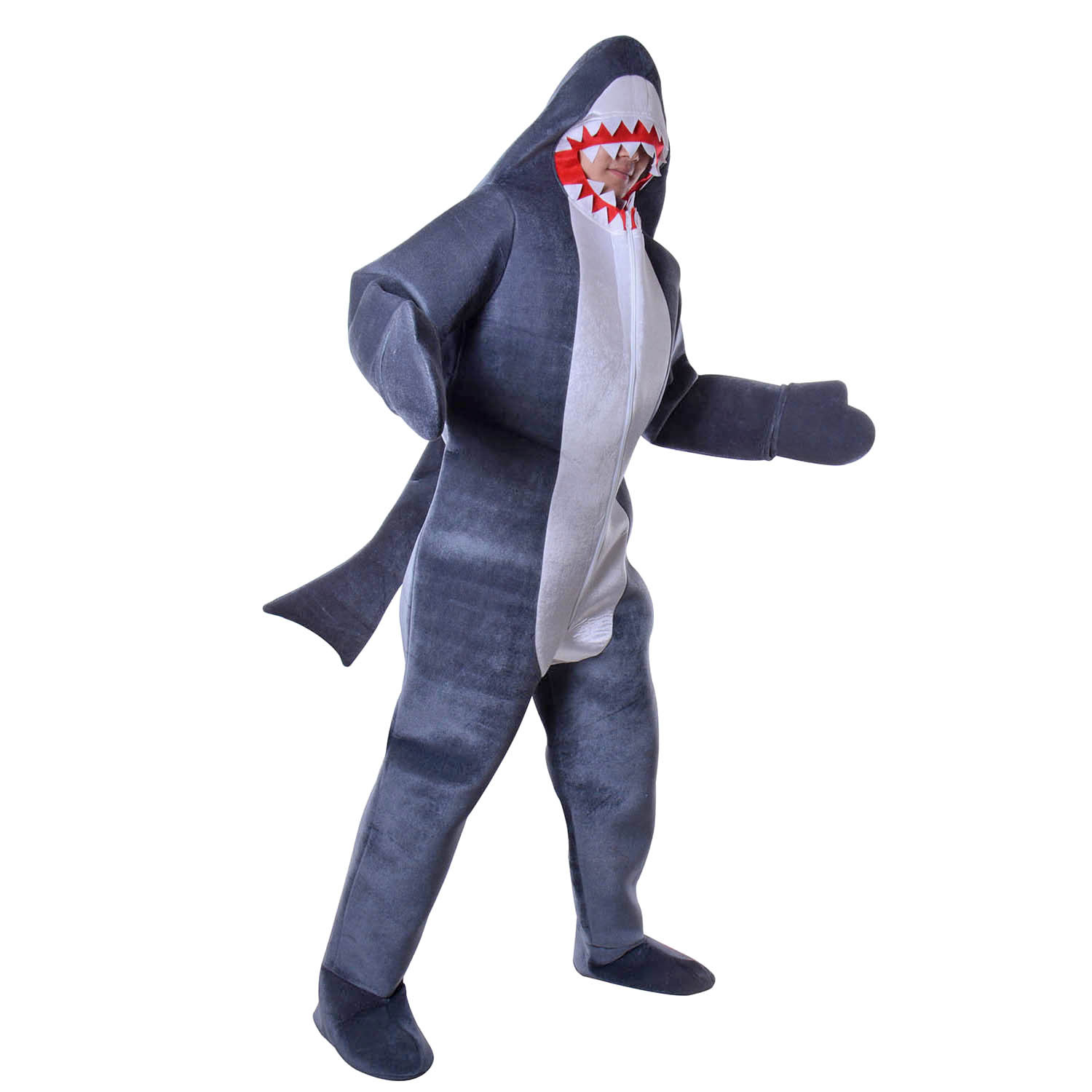 行走鲨鱼扮演服装 cosplay鲨鱼道具 成人人偶舞台表演服一件代发