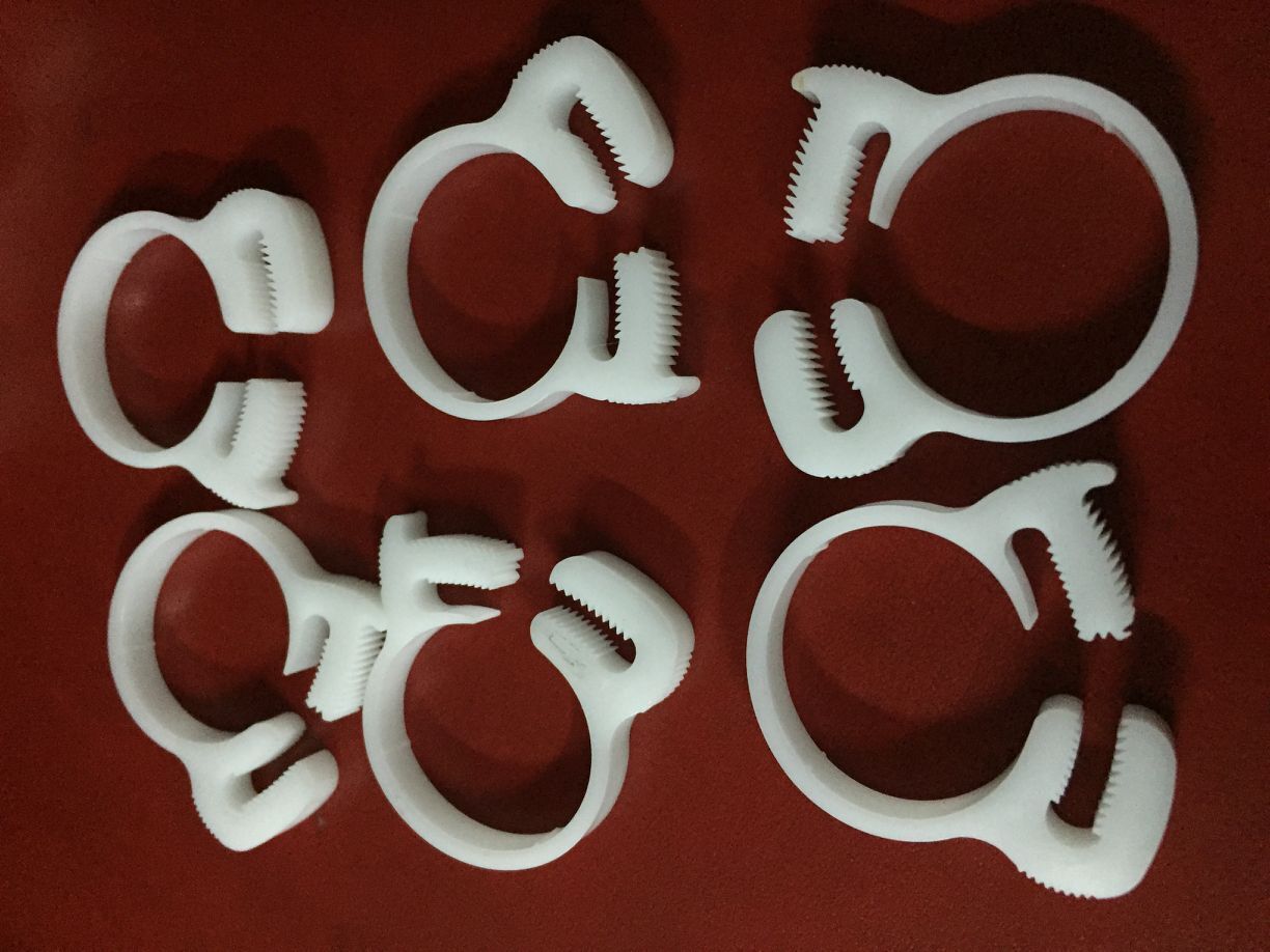 强力a级尼龙塑料喉箍卡箍白色带齿软管卡环卡夹Φ5.5--76.5规格全