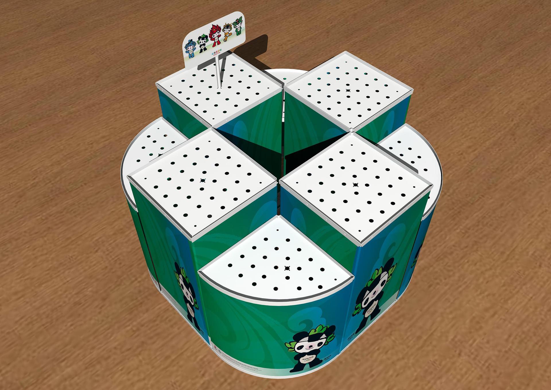 生产各种异型abs塑料地堆,堆头,塑料堆头,展架 超市展台